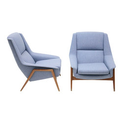 Paar Sessel, entworfen von Folke Ohlsson für Dux, 1960er - Sessel