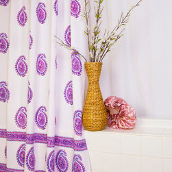 Attiser - Purple Shower Curtains - Bath Products