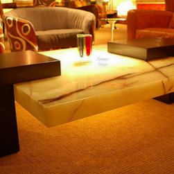 Green Onyx Coffee Table - Coffee Tables