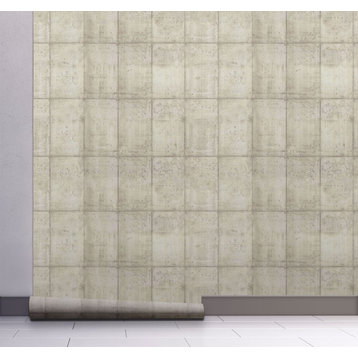 GW7061 Vertical Concrete Peel & Stick Wallpaper Roll 20.5in W x 18ft L, Beige