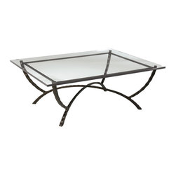 Hudson Rectangular Cocktail Table by Charleston Forge - Side Tables And End Tables
