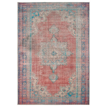 Oriental Weavers Sofia Collection Red/ Blue Oriental Indoor Area Rug 1'9"X2'8"