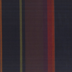 ROTH & TOMPKINS TEXTILES - Trading Post Fabric, Post Eggplant, 54''x36'' - Upholstery Fabric