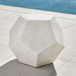 DODECAHEDRON SIDE TABLE - Outdoor Side Tables