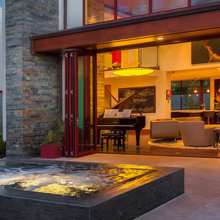 Open Living Room To Back Yard