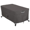 Classic Accessories Rectangle Fire Table Cover, Taupe