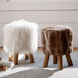 FAUX FUR STOOL - Vanity Stools And Benches