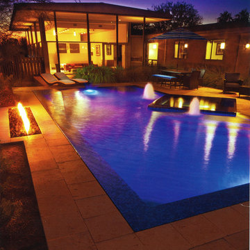 Straight Line Pools by Mossman Brothers Pools