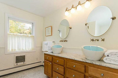 Bathroom - contemporary bathroom idea in Portland Maine