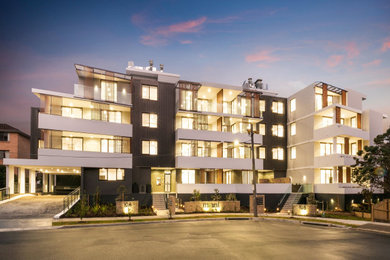Contemporary exterior.