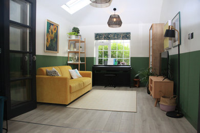Inspiration for a modern living room in Other.