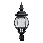 Four-Light Post Lantern, Black