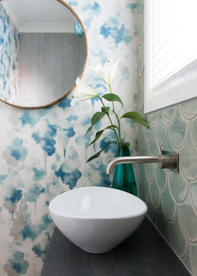 Eclectic Bathroom by Jackie Jones Interior Design