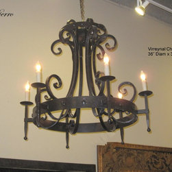 Virreynal Iron Chandelier - Chandeliers