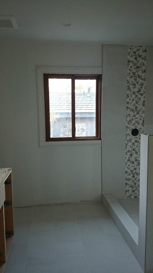 partial casing for window in bathroom...?