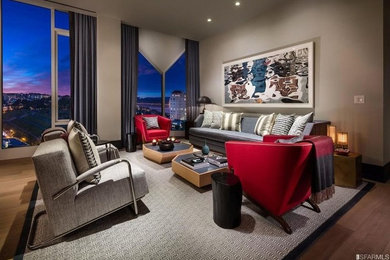 Example of a living room design in San Francisco
