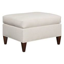 Hickory Chair Ottomans and Benches - Footstools And Ottomans
