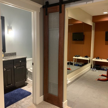 Powder Bath and Workout Room