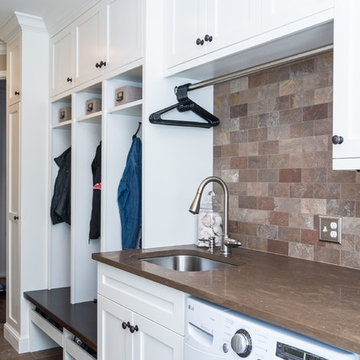 Linda's Mudroom + Laundry Room
