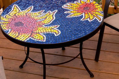 Van Gogh Inspired Sunflower Table