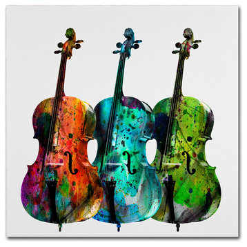 'Cello II' Canvas Art by Mark Ashkenazi