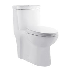 Sublime 1-Piece Elongated Toilet, Dual Flush, 0.8/1.28 gpf