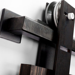 "The Conservative Horizontal" Barn Door Hardware by MAIDEN - Barn Door Hardware