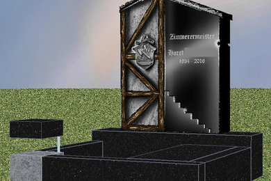3-D Entwurf Urnengrabanlage