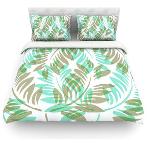 Cal King Comforter 104 X 88 KESS InHouse Suzanne Carter Poppy Blue Pink King