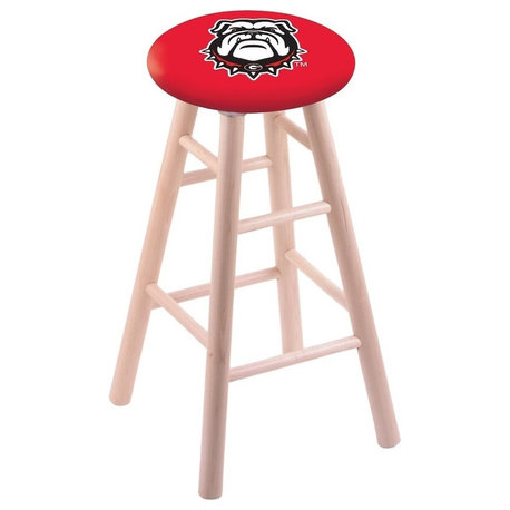 Georgia "Bulldog" Bar Stool, Natural