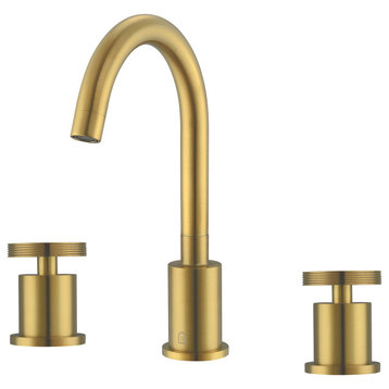 Nova Widespread Bathroom Faucet, Titanium Gold
