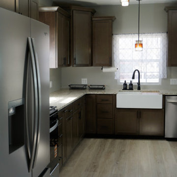 New home finished with BaileyTown Select Cabinets throughout