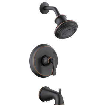 Design House 525774 Single Handle Tub and Shower Pressure - Oil Rubbed Bronze
