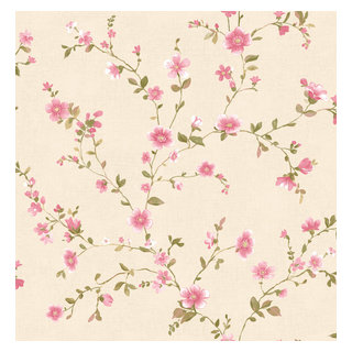 Orla Pink Floral Wallpaper