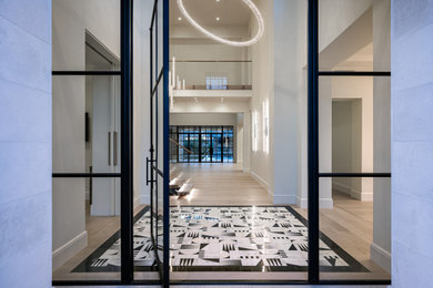 Example of a trendy home design design in Phoenix