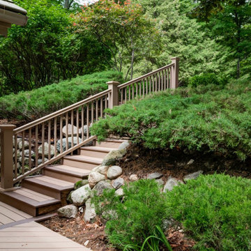 Multi-level Walloon Lake Deck