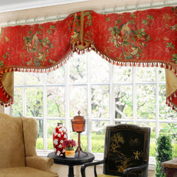 Priority Home & Design - Flat Swag Valance on Rings - Select From 500+ Fabrics - Valances