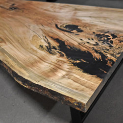 Maple Live Edge Coffee Table - Furniture