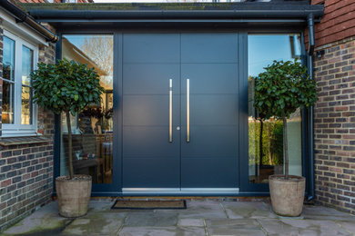 Inspiration for a modern entrance in Kent.