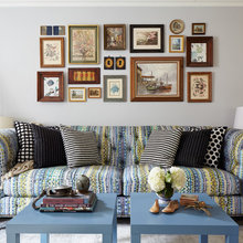 Hanging pictures on the wall
