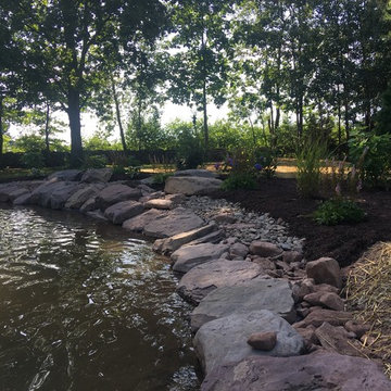 Sweet Valley, PA - Pond Landscaping & Fountain