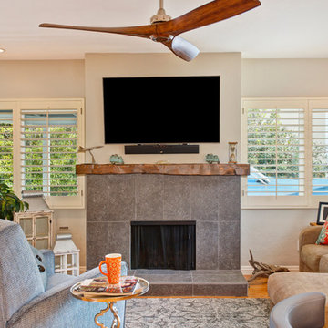 Family Room Fireplace - CairnsCraft Design & Remodel