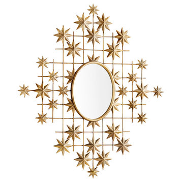 Alena Wall Mirror, Gold