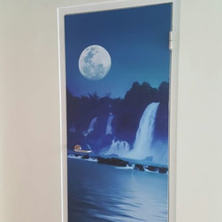 "Waterfall Themed" Bomb Shelter Door Art - Home Accessories & Decor