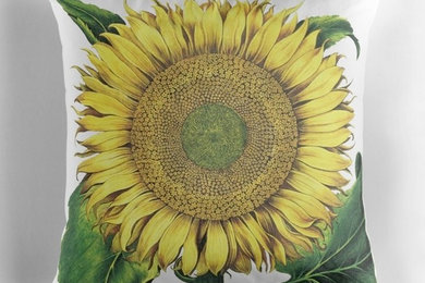 Cushions - Botanical illustrations - Cushion - Sunflower - Besler