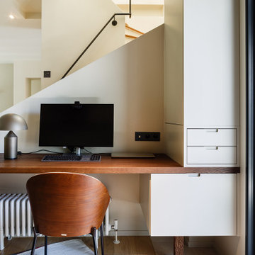 Un nid entre épure et nature