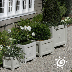 Concrete Topiary Pottery - Outdoor Pots And Planters