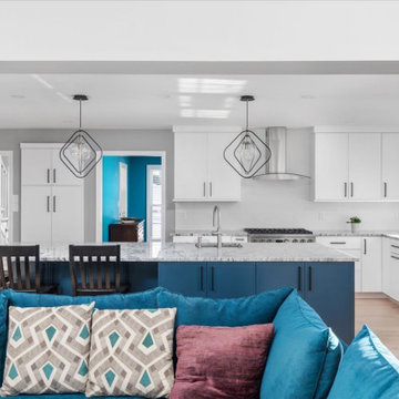 Freda Drive Transitional Main Level Renovation