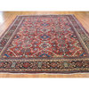 Antique Persian Mahal Good Condition Some Wear Clean Handmade Rug10'10"x13'8"