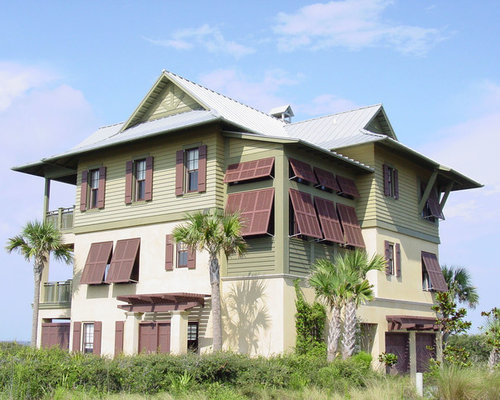 Grüne Kolonialstil Häuser Ideen, Design & Bilder | Houzz